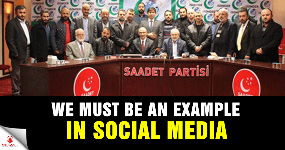We must be an example in social media