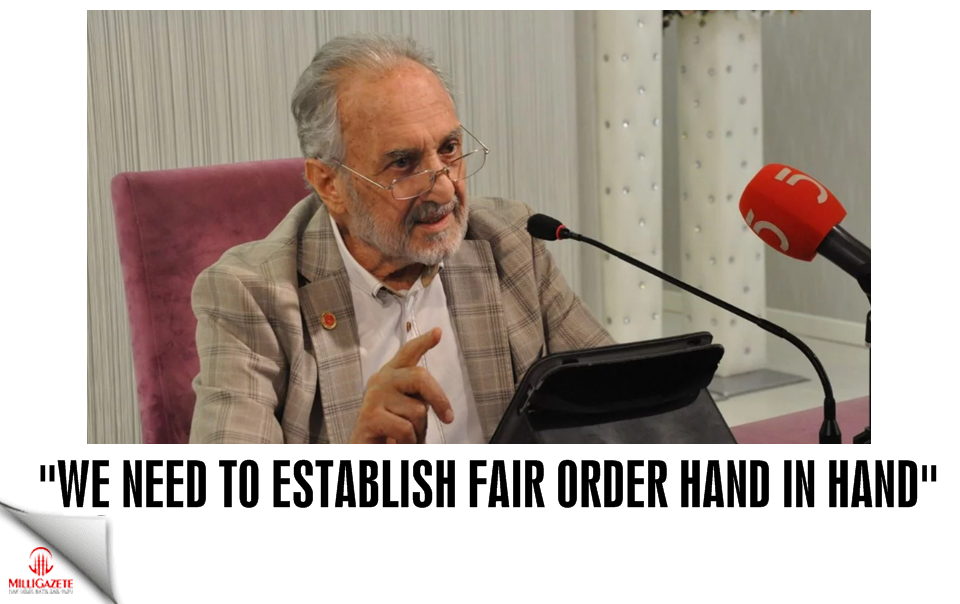 We need to establish fair order hand in hand