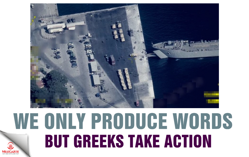 We only produce words but Greeks take action