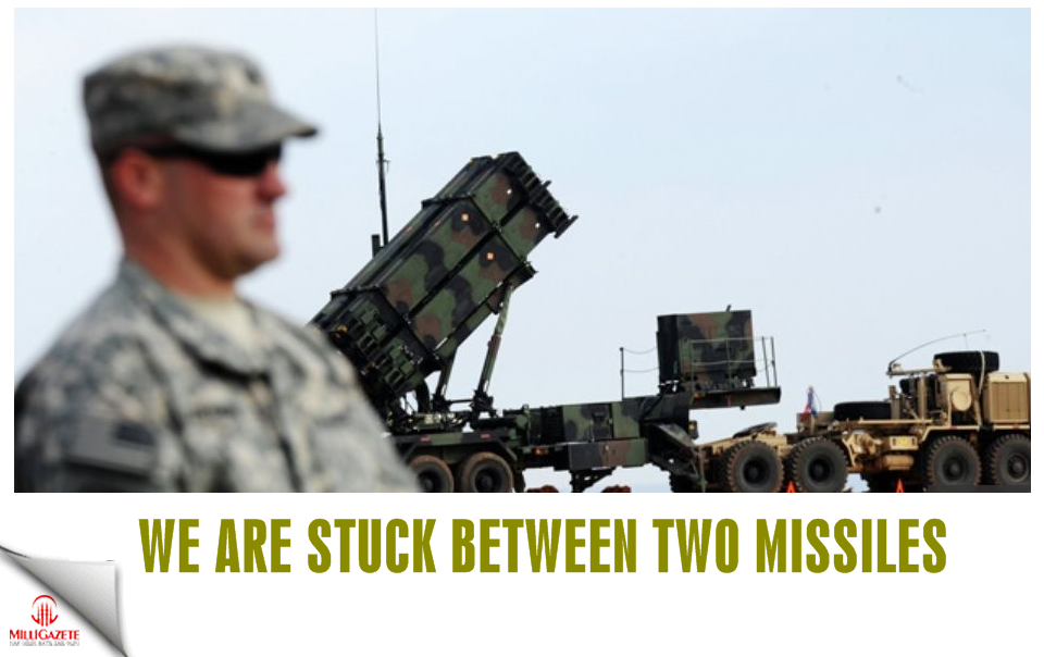 We're stuck between two missiles
