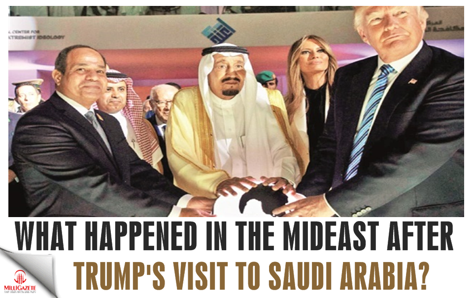 What happened in the Mideast after Trump's Saudi visit?