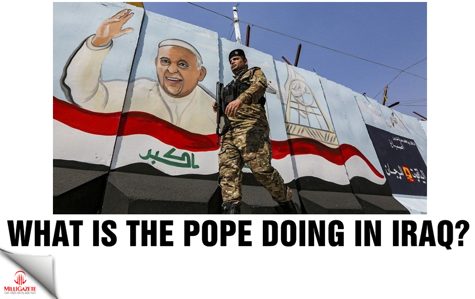 What is the Pope doing in Iraq?