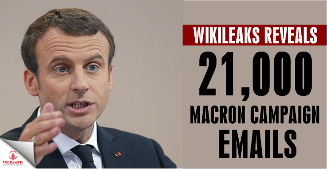Wikileaks reveals 21,000 Macron campaign emails