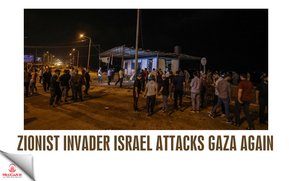 Zionist invader Israel attacks Gaza