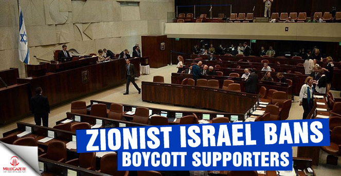Zionist Israel bans boycott supporters