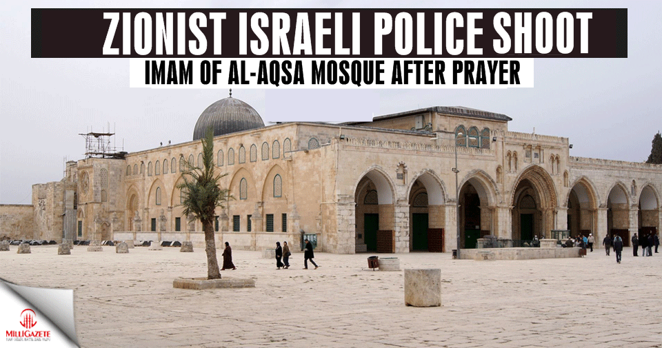 Zionist Israeli police shoot imam of Al-Aqsa Mosque after prayer
