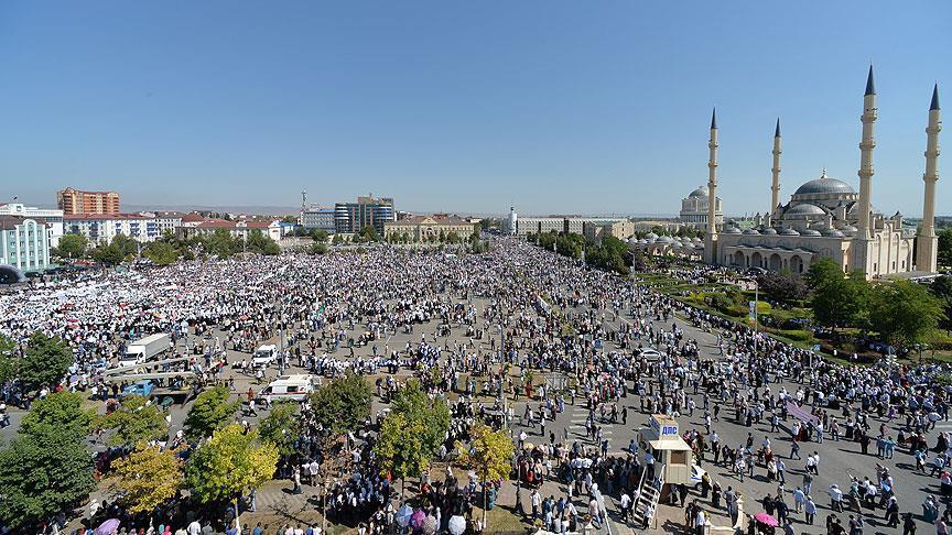 1 million gather in Chechnya to protest massacre of Rohingya