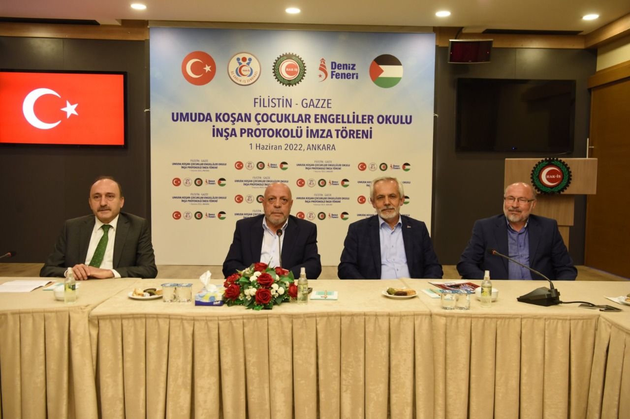 Disabled Gazan children to receive education with the contribution of Turkish union