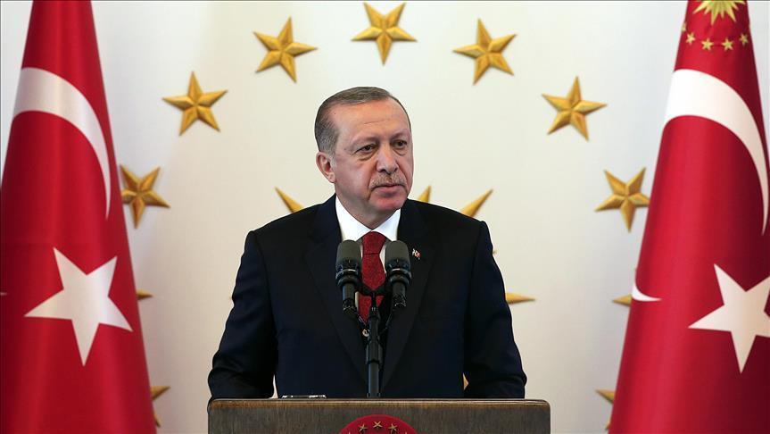 950 sq km under control in Afrin op: Turkish president