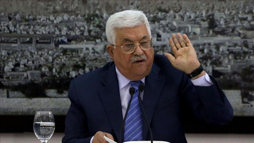 Abbas condemns proposal to annex West Bank settlements