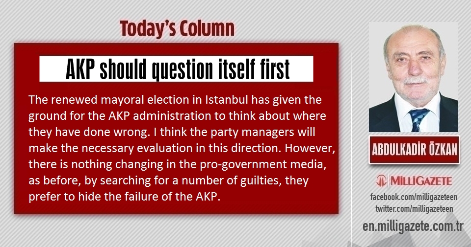 Abdulkadir Özkan: "AKP should question itself first"
