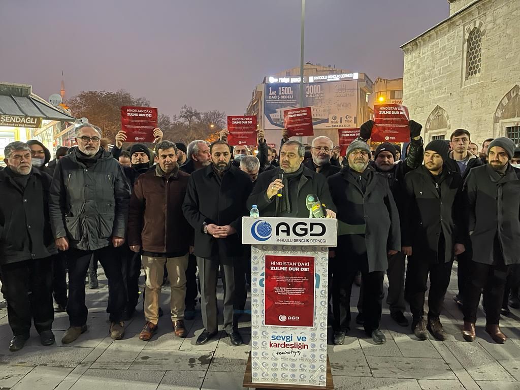 AGD protests the persecution of India toward Muslims