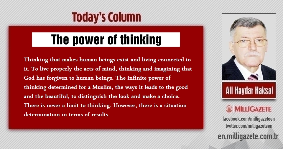 Ali Haydar Haksal: "The power of thinking"