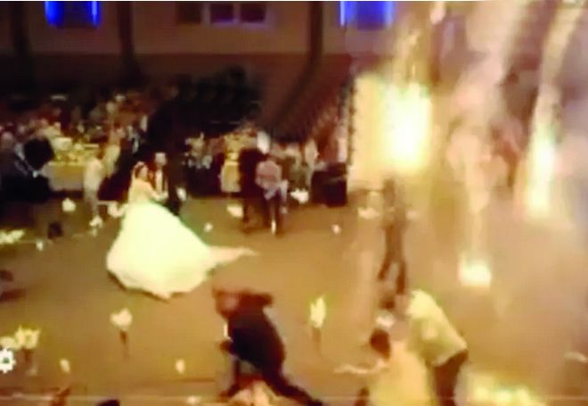 Almost 100 killed in fire at wedding celebration in northern Iraq