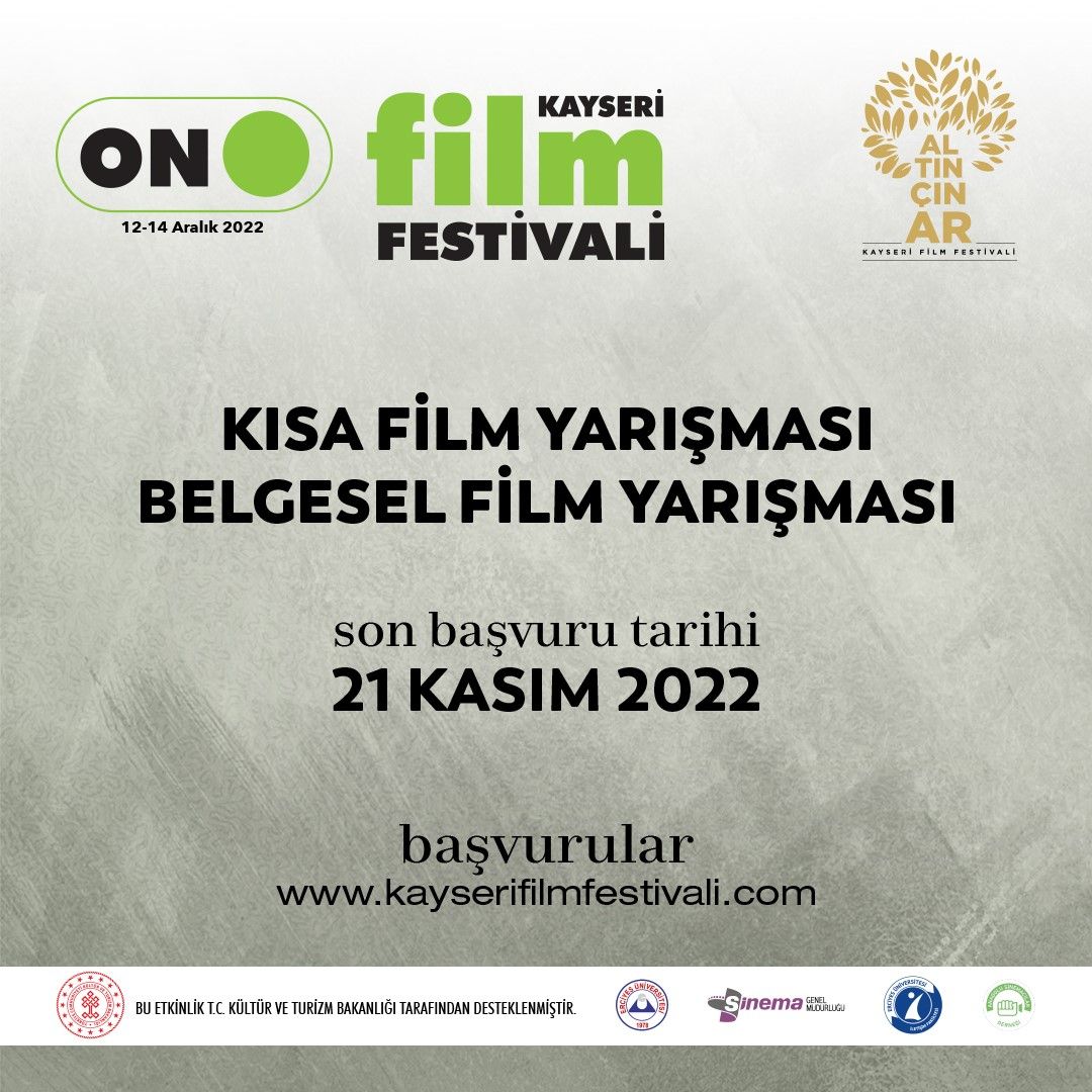 Applications for the 10th Kayseri Golden Sycamore Film Festival begins
