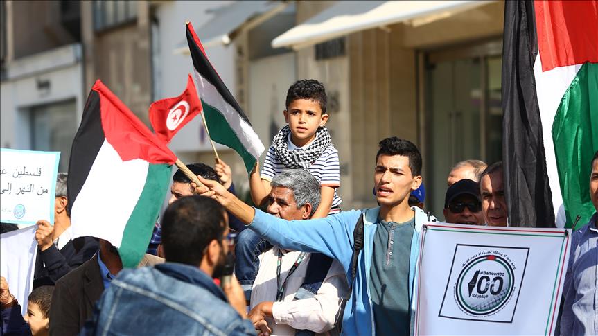 Arab capitals protest Balfour Declaration centennial
