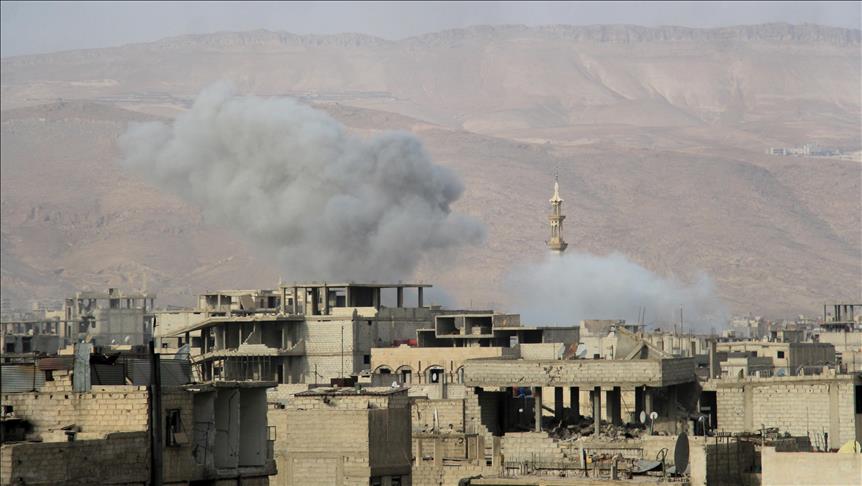 Assad regime hits Damascus suburb, kills 12 civilians