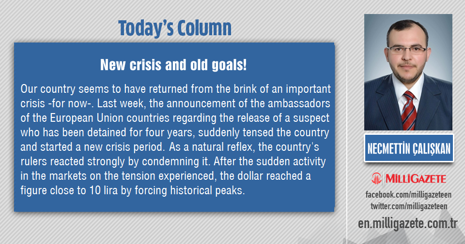 Assoc. Dr. Necmettin Caliskan: "New crisis and old goals!"
