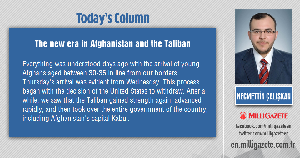 Assoc. Dr. Necmettin Caliskan: "The new era in Afghanistan and the Taliban"