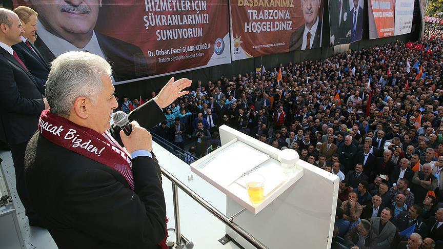 Binali Yıldırım vows to change constitution