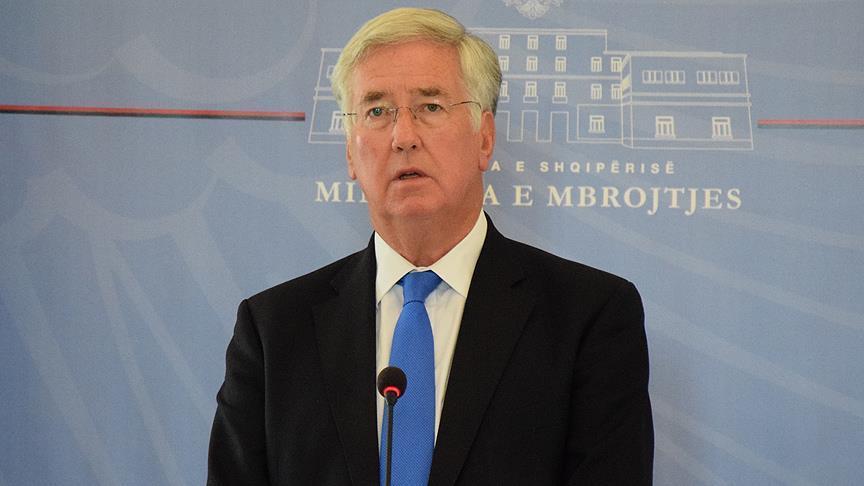 British Defense Secretary Fallon visits northern Iraq