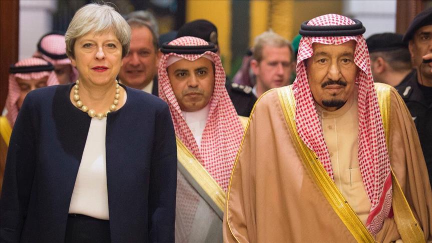 British prime minister May visits Riyadh