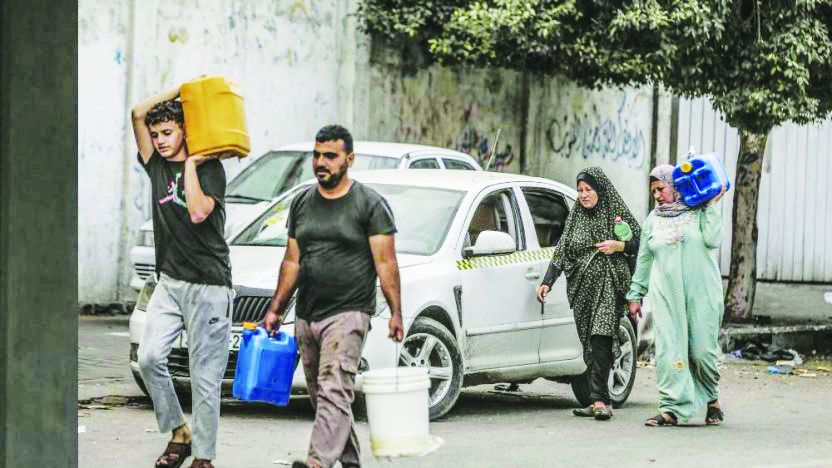 Children, families in Gaza have practically run out of water: UNICEF