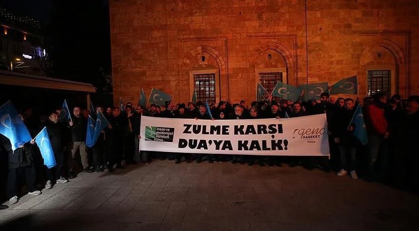 Chinas persecution of East Turkestan protested in Turkey