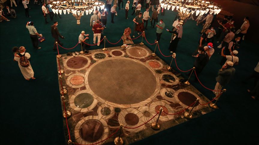 Coronation area not carpeted in Hagia Sophia: Official