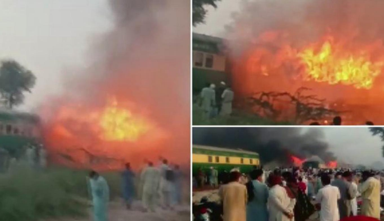 Death toll from train fire in Pakistan reaches 73