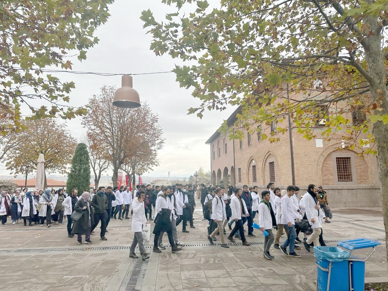 Doctors come together in Ankara against Israel's attacks, condemn the attacks