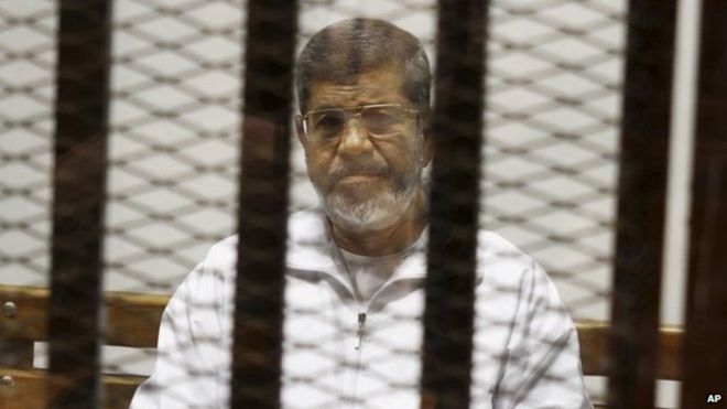 Egypt court upholds life sentence for jailed president