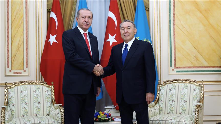 Erdogan arrives in Astana for 2-day visit