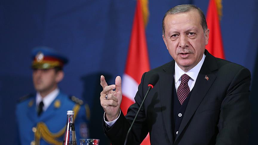 Erdogan blames US for initiating visa row with Turkey