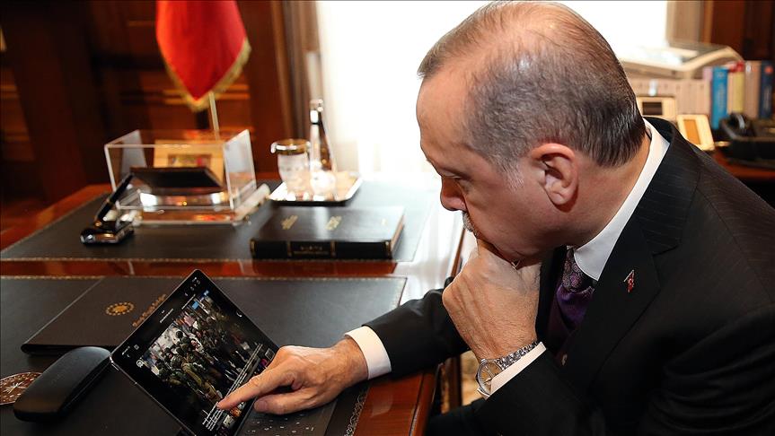 Erdogan chooses Palestinian image for photo competition