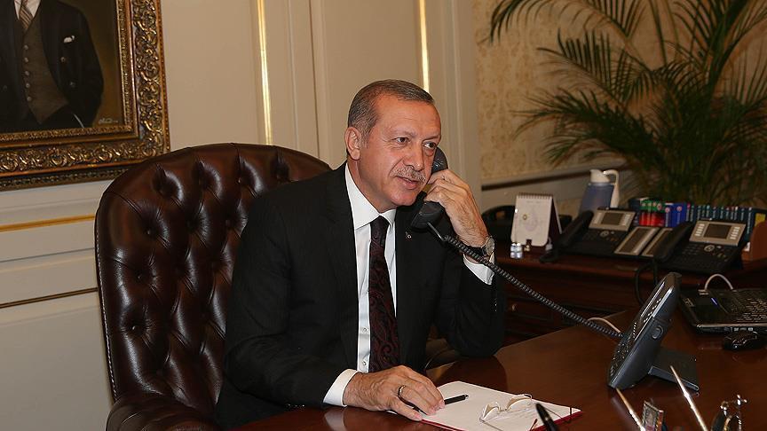 Erdogan congratulates Trump over Presidential victory