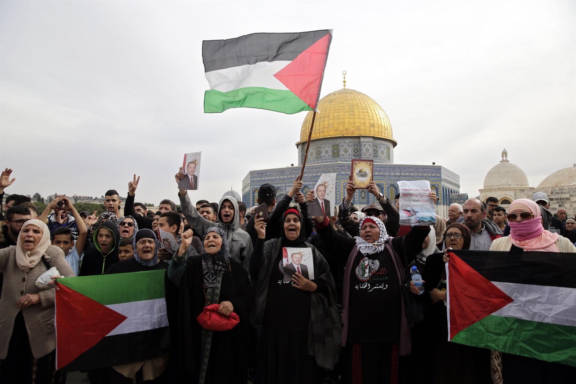 Erdoğan, German, Palestinian leaders talk Jerusalem