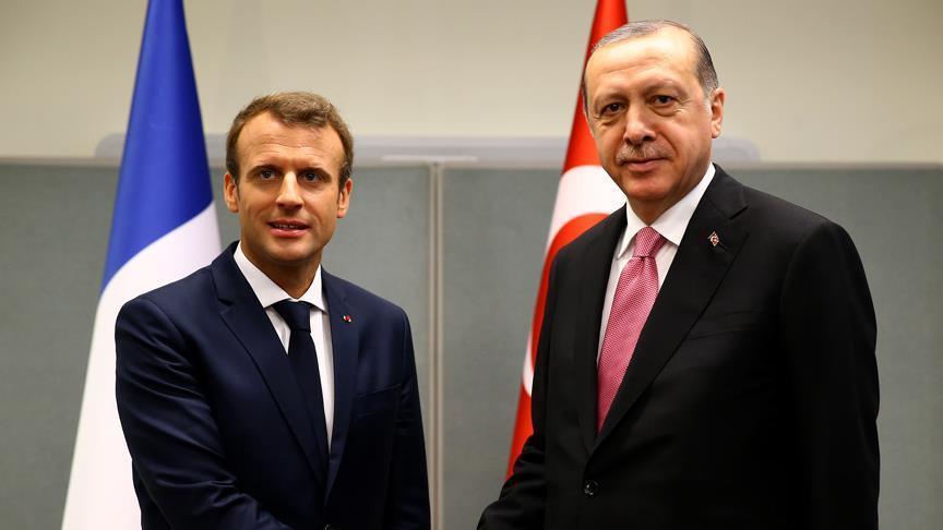 Erdogan, Macron talk about Afrin op. over phone