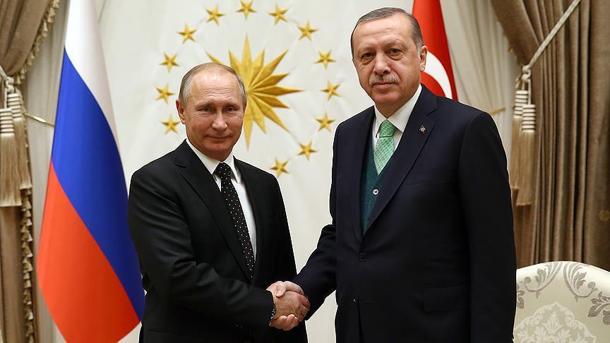 Erdogan, Putin discuss Sochi talks, Afrin op on phone