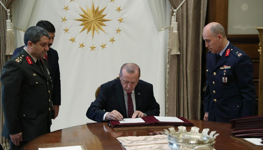 Erdoğan signs Supreme Military Council’s decisions