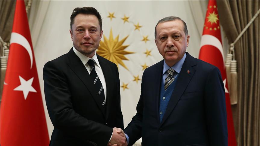 Erdogan, Space X CEO discuss new Turkish satellites