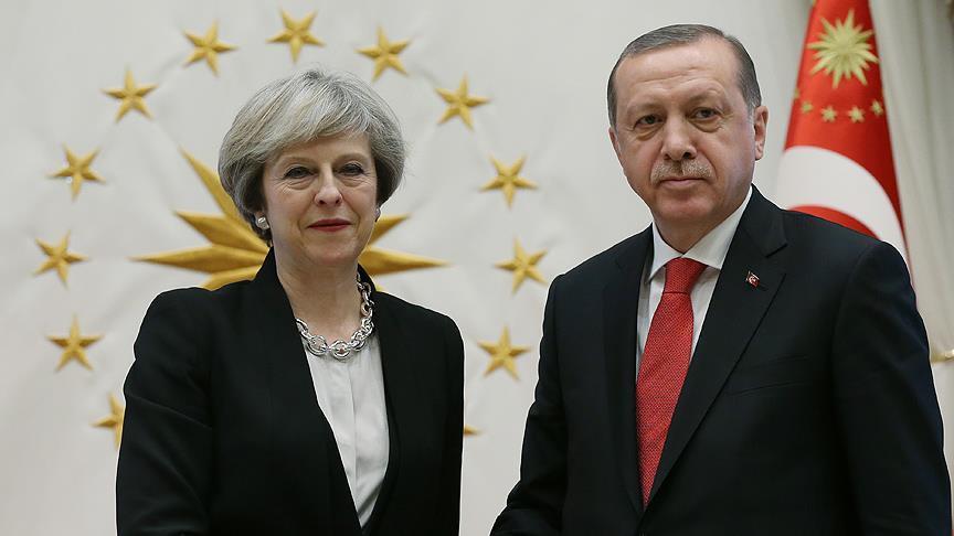 Erdogan, UK's May discuss Jerusalem over phone