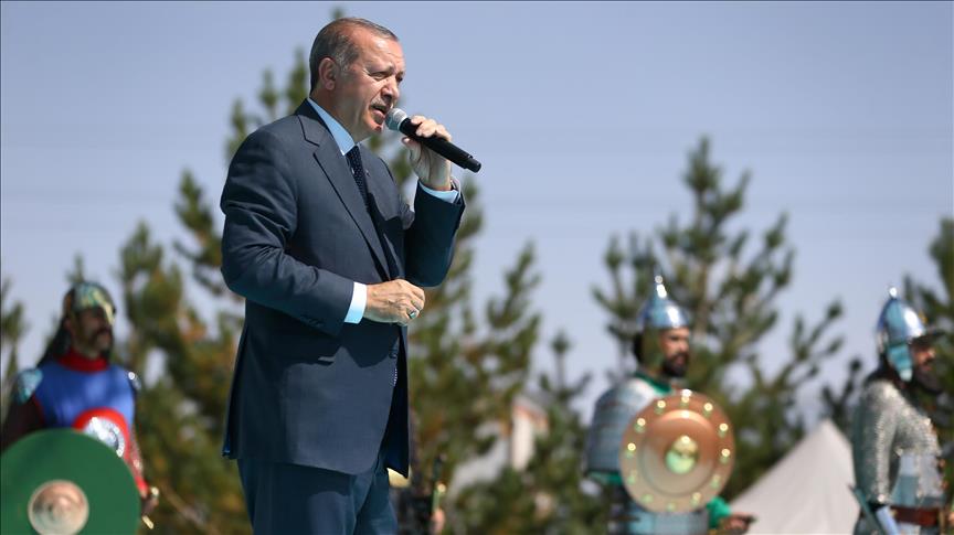 Erdogan urges people to learn from Turkey's history