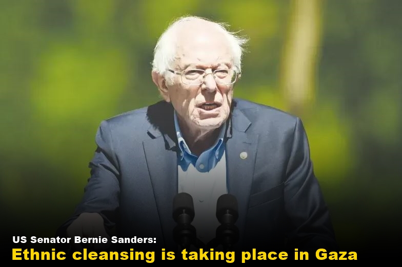 Ethnic cleansing is taking place in Gaza: US Senator Bernie Sanders