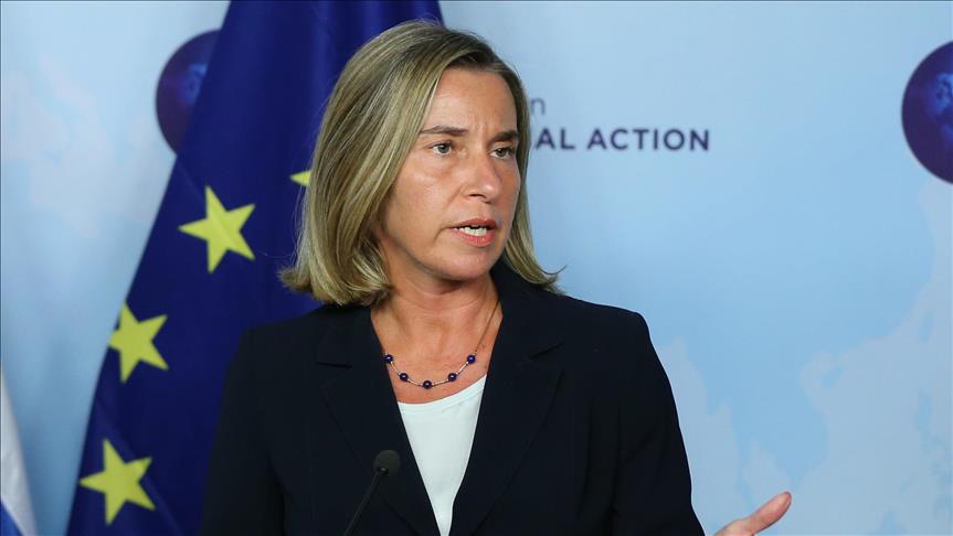 EU's Mogherini arrives in Kuwait amid Gulf crisis