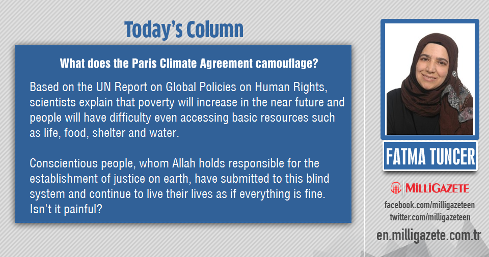 Fatma Tuncer: "What does the Paris Climate Agreement camouflage?"