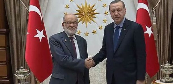 Felicity Party leader Karamollaoğlu meets with President Erdoğan
