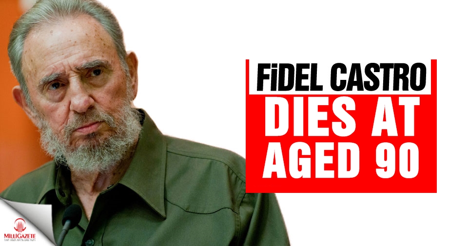 Fidel Castro dies at aged 90