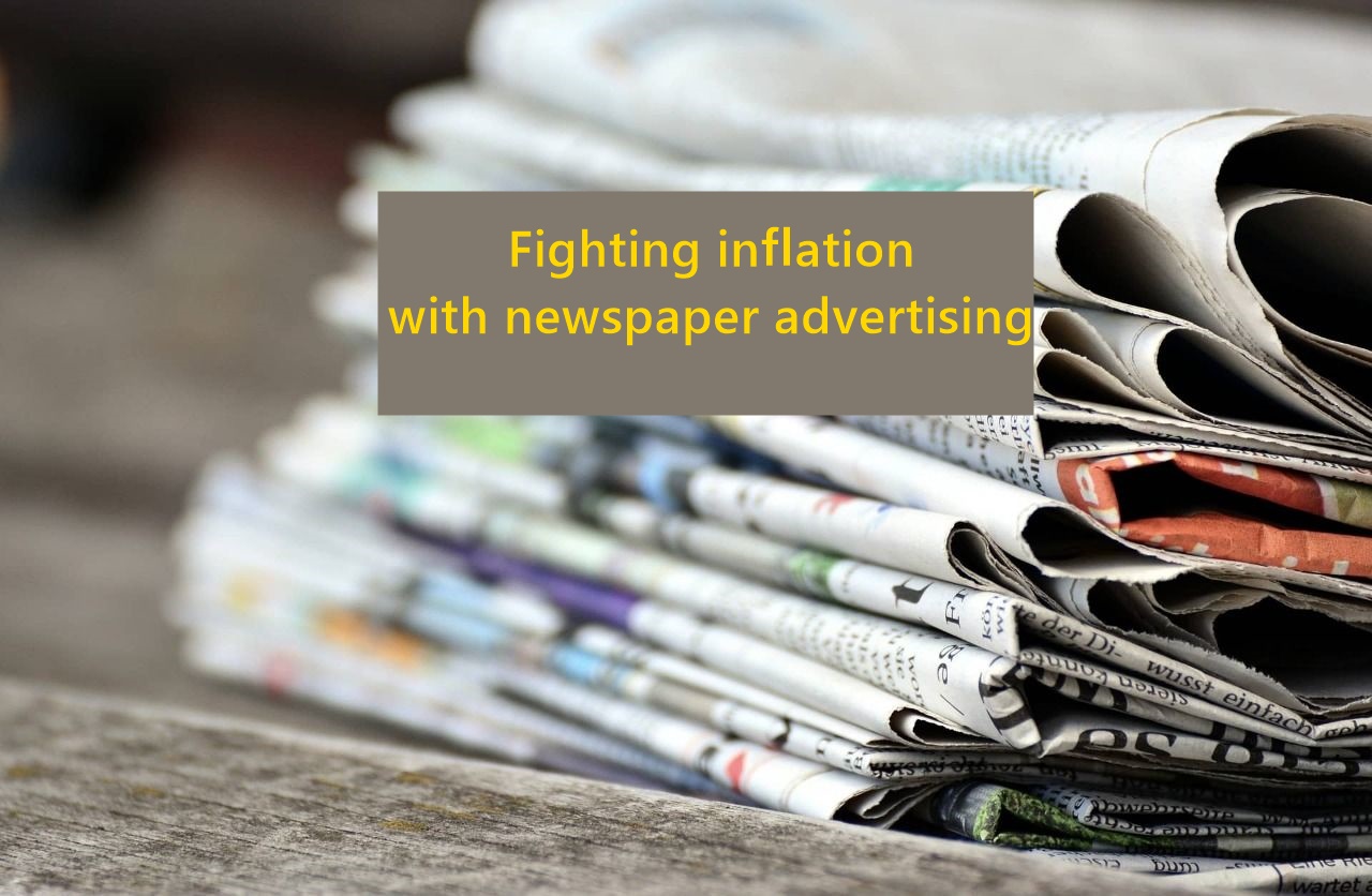 Fighting inflation with newspaper advertising