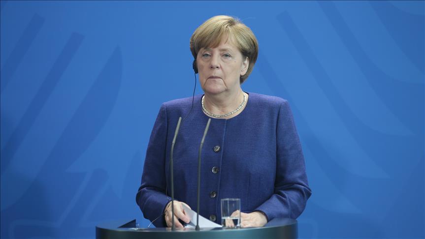 Germany's Angela Merkel sees dip in support